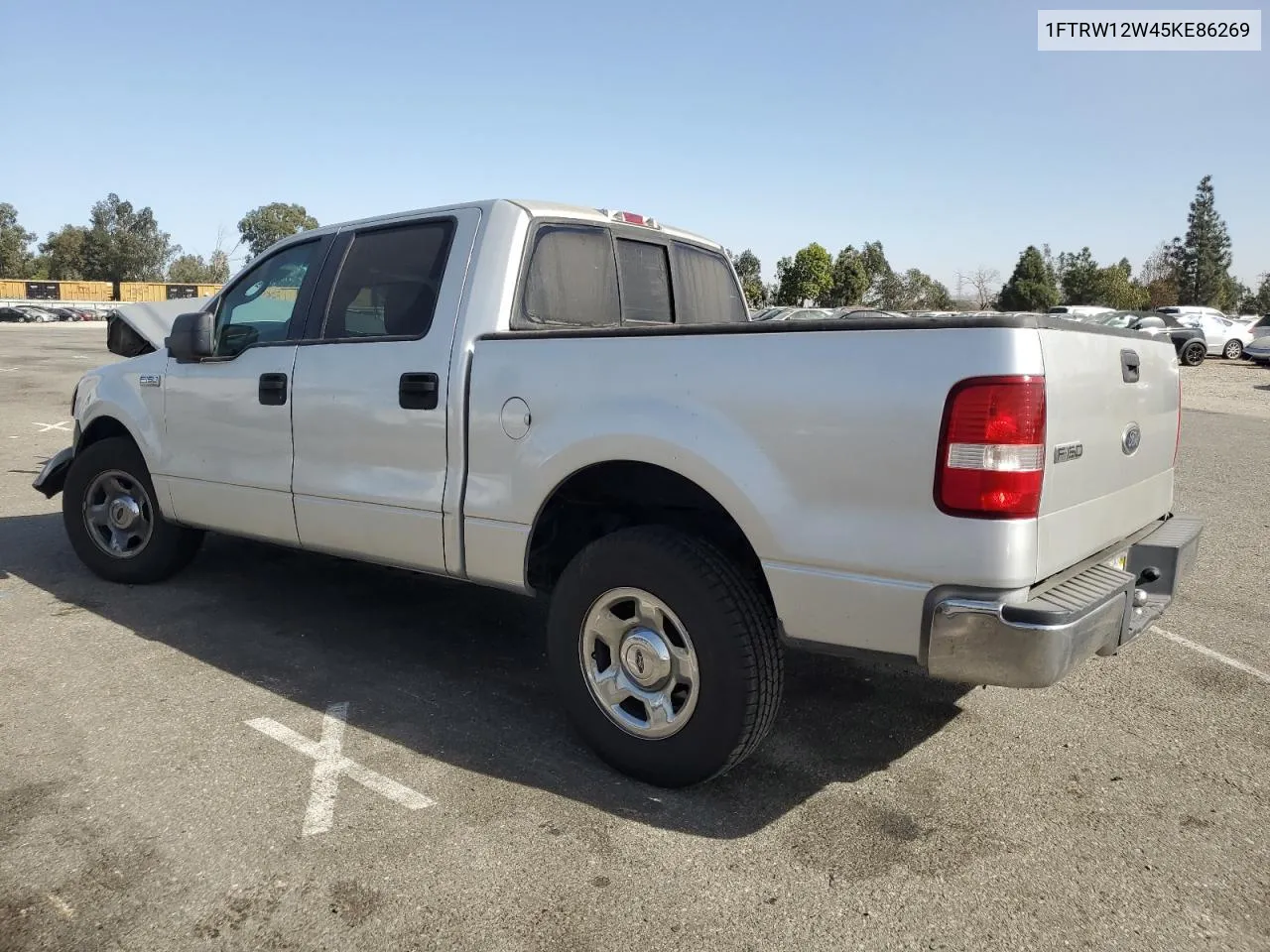 2005 Ford F150 Supercrew VIN: 1FTRW12W45KE86269 Lot: 76791694