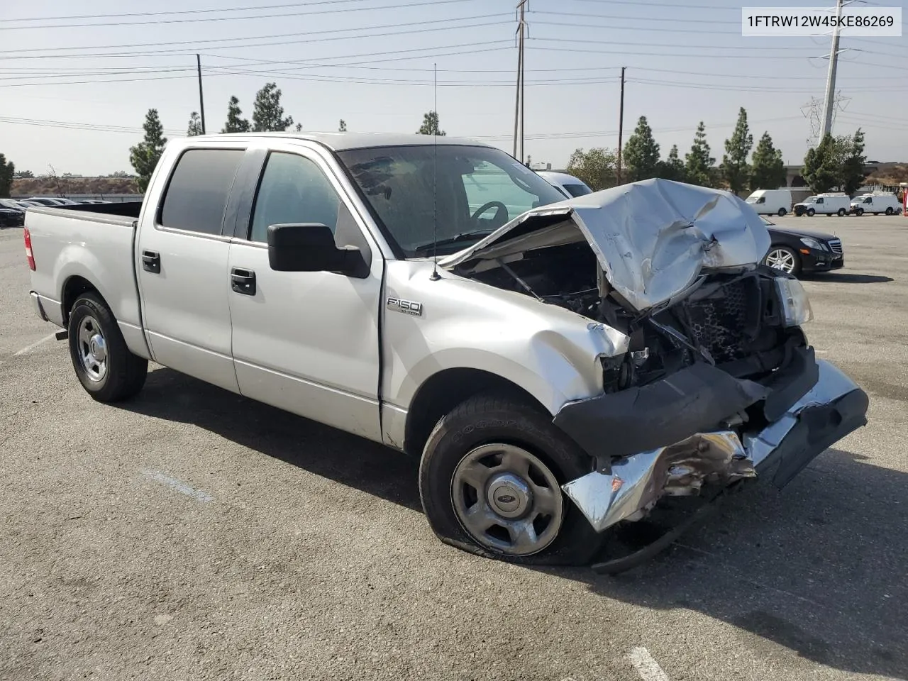 2005 Ford F150 Supercrew VIN: 1FTRW12W45KE86269 Lot: 76791694