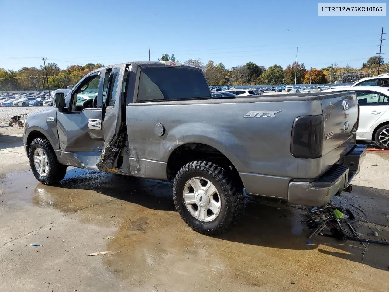 2005 Ford F150 VIN: 1FTRF12W75KC40865 Lot: 77184864