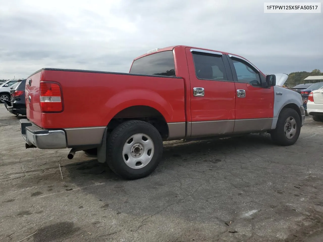 2005 Ford F150 Supercrew VIN: 1FTPW125X5FA50517 Lot: 77525204