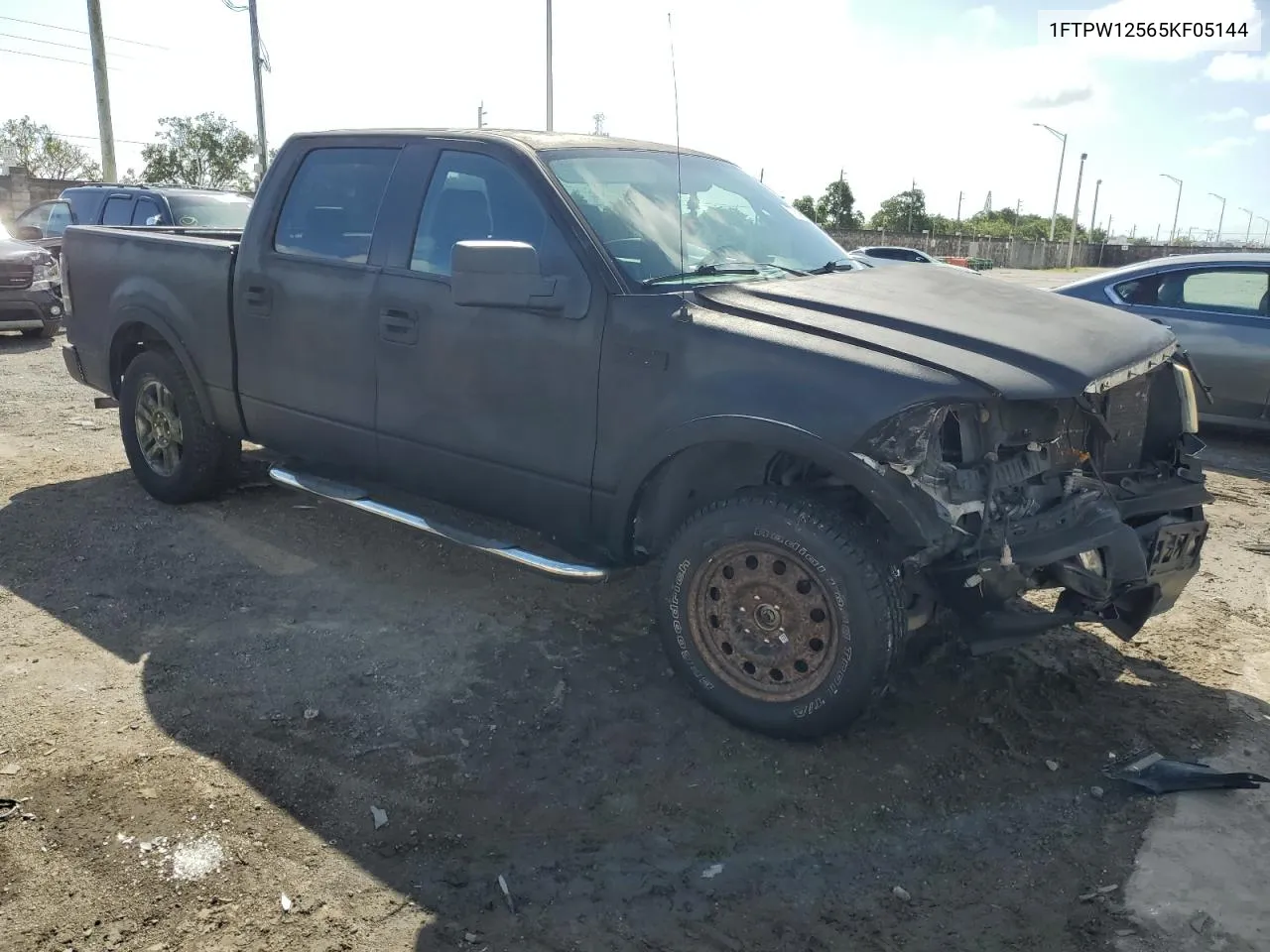 2005 Ford F150 Supercrew VIN: 1FTPW12565KF05144 Lot: 77529474