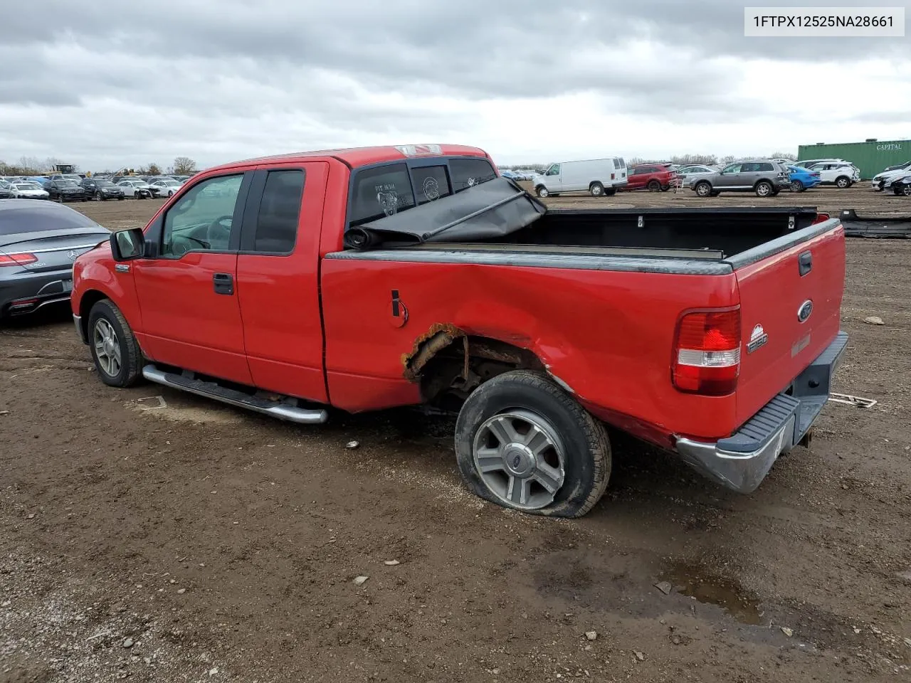 2005 Ford F150 VIN: 1FTPX12525NA28661 Lot: 77998294