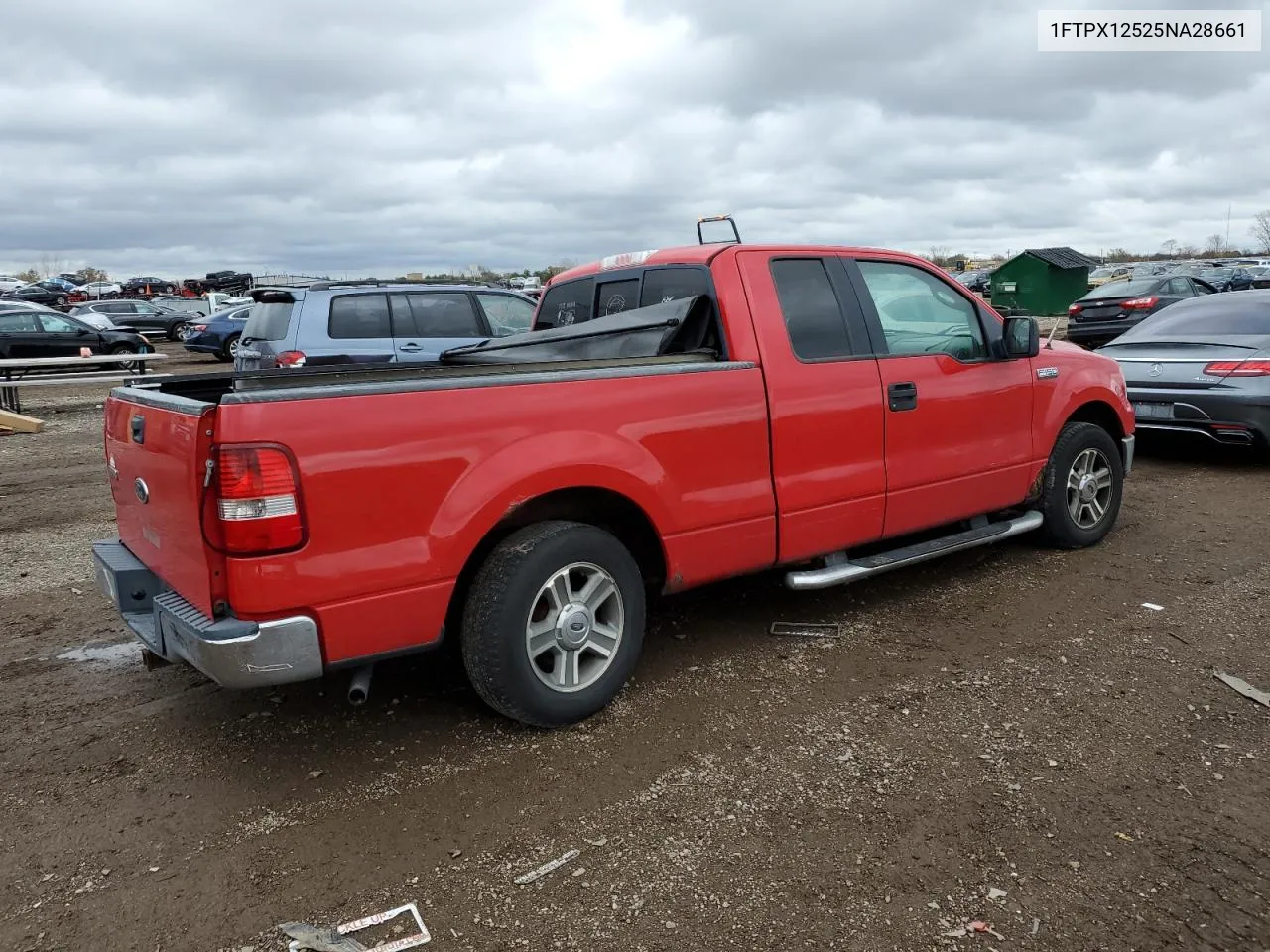 2005 Ford F150 VIN: 1FTPX12525NA28661 Lot: 77998294