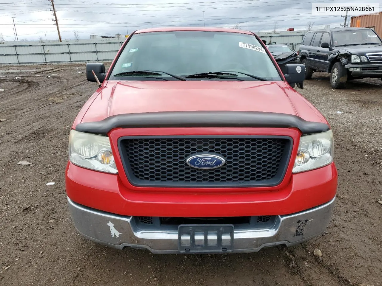 2005 Ford F150 VIN: 1FTPX12525NA28661 Lot: 77998294