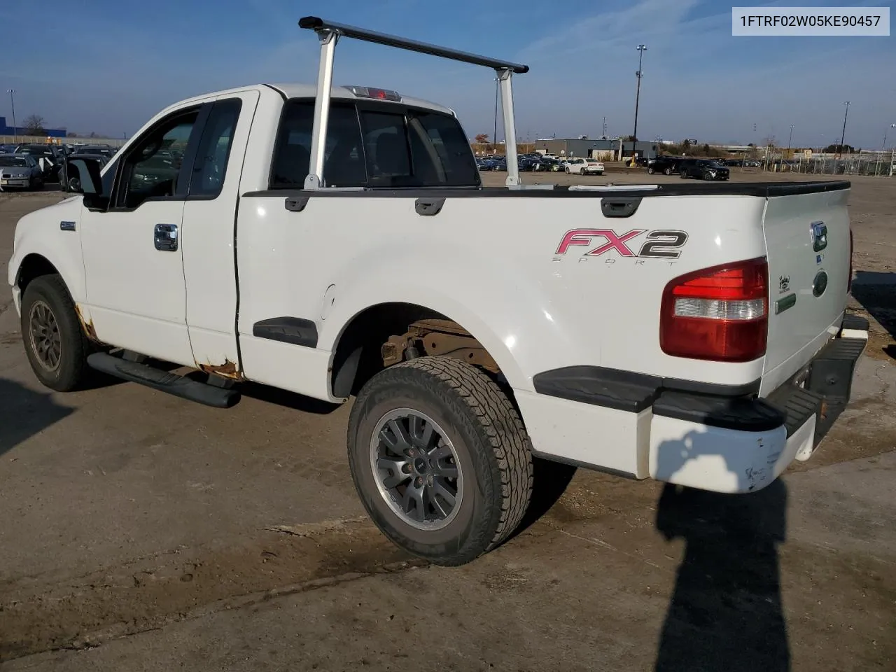 2005 Ford F150 VIN: 1FTRF02W05KE90457 Lot: 78069444