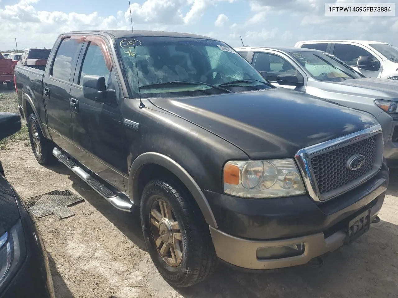 2005 Ford F150 Supercrew VIN: 1FTPW14595FB73884 Lot: 78300974