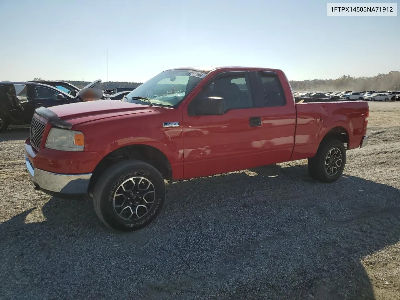 2005 Ford F150 VIN: 1FTPX14505NA71912 Lot: 78311694