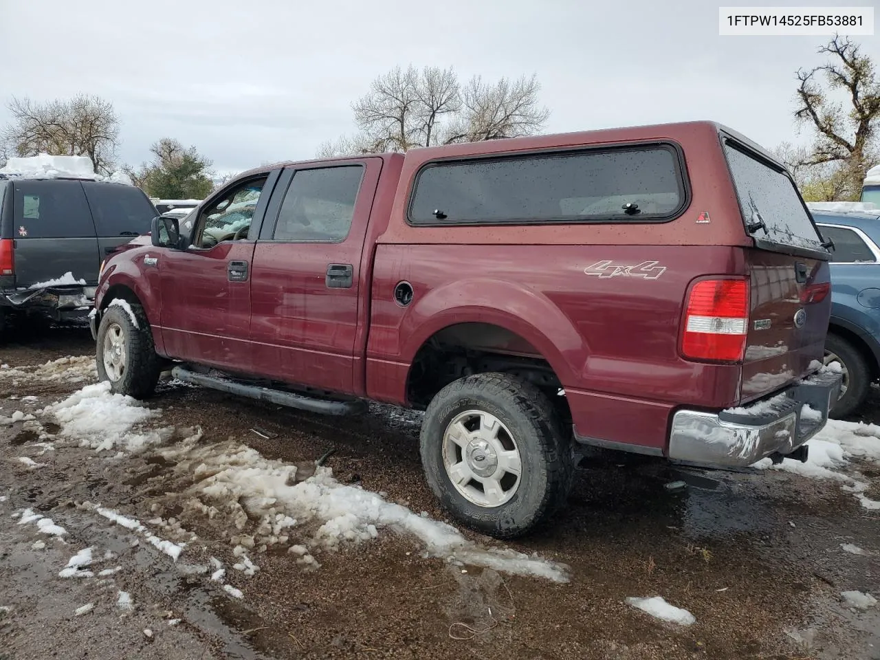 2005 Ford F150 Supercrew VIN: 1FTPW14525FB53881 Lot: 78805414