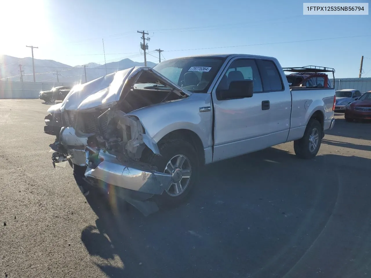 2005 Ford F150 VIN: 1FTPX12535NB56794 Lot: 79775364