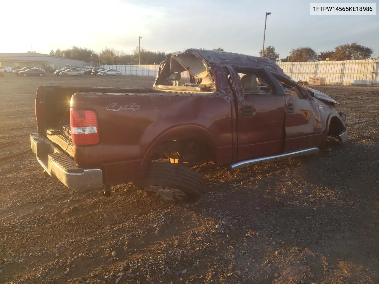 2005 Ford F150 Supercrew VIN: 1FTPW14565KE18986 Lot: 80273264