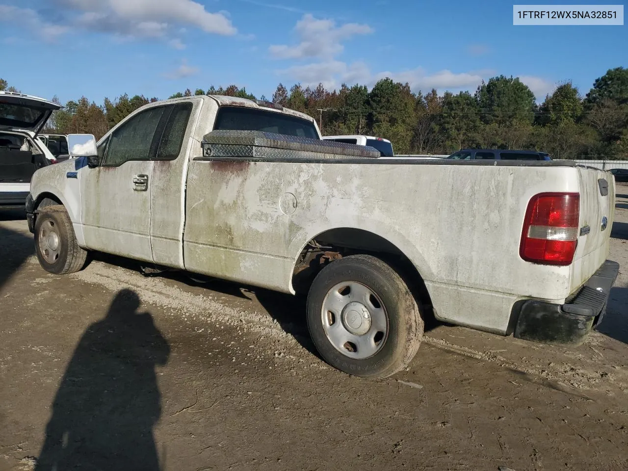 2005 Ford F150 VIN: 1FTRF12WX5NA32851 Lot: 80337384