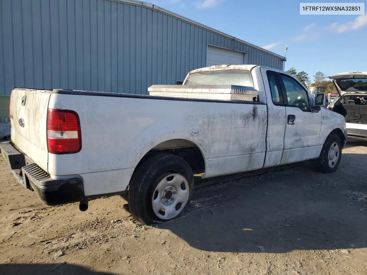 2005 Ford F150 VIN: 1FTRF12WX5NA32851 Lot: 80337384