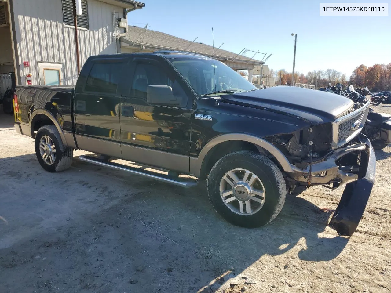 2005 Ford F150 Supercrew VIN: 1FTPW14575KD48110 Lot: 80547814