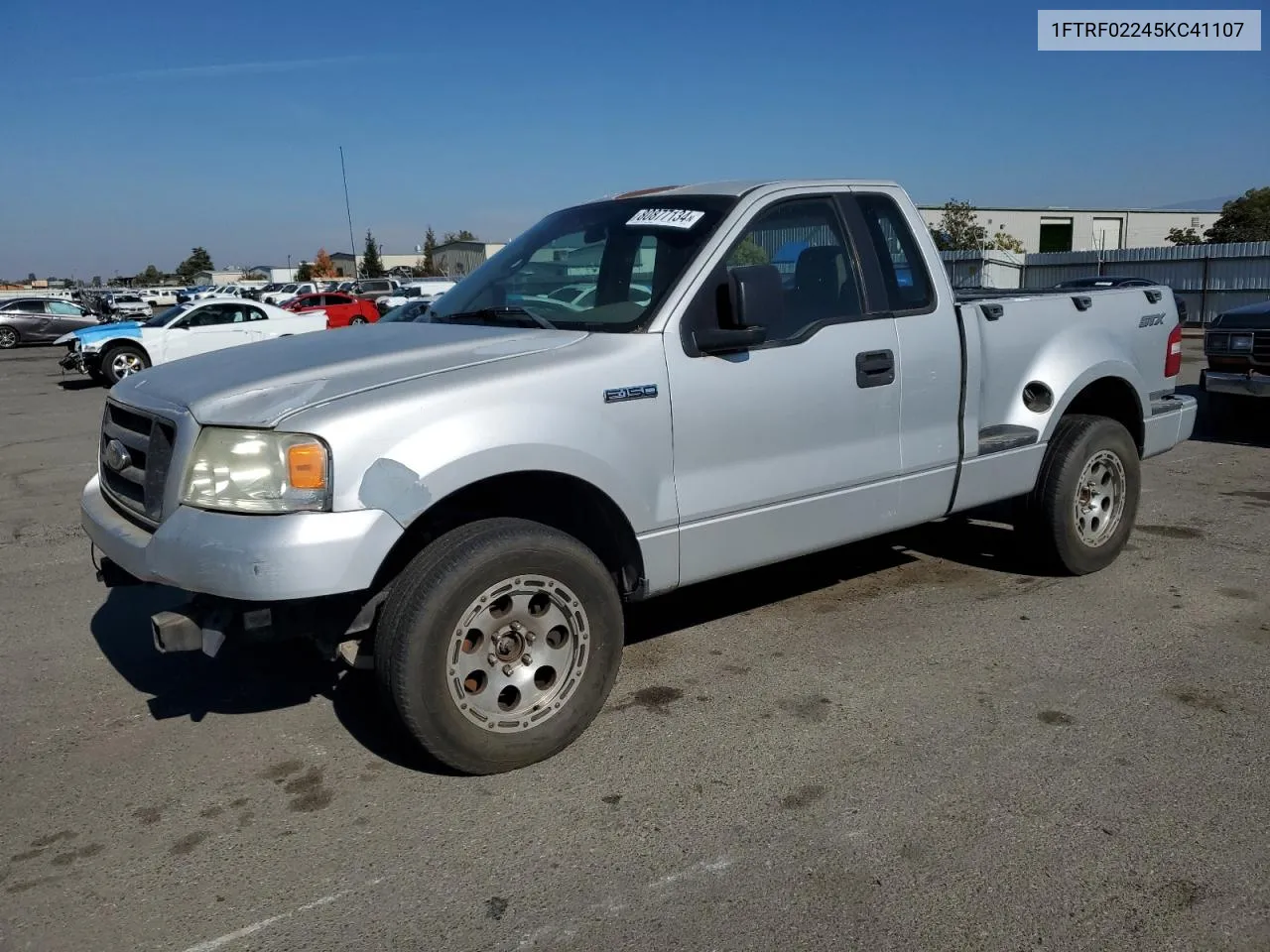 2005 Ford F150 VIN: 1FTRF02245KC41107 Lot: 80877134