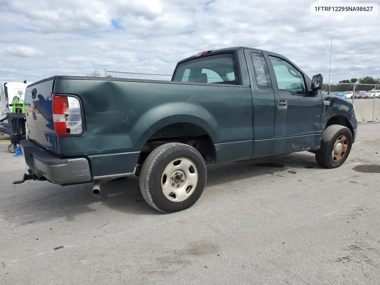 2005 Ford F150 VIN: 1FTRF12295NA98627 Lot: 80889944