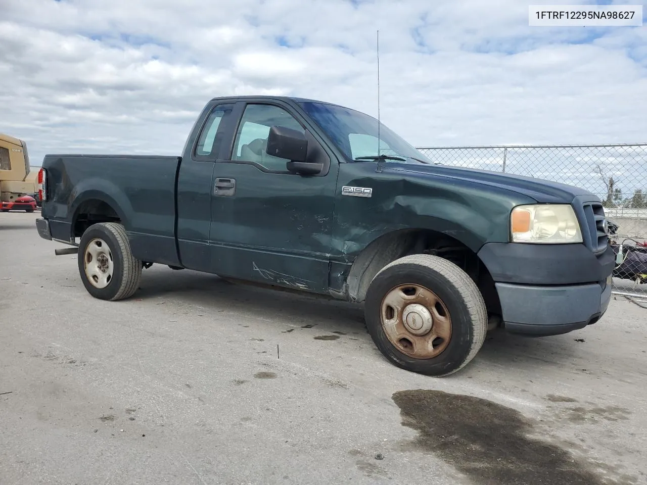 2005 Ford F150 VIN: 1FTRF12295NA98627 Lot: 80889944