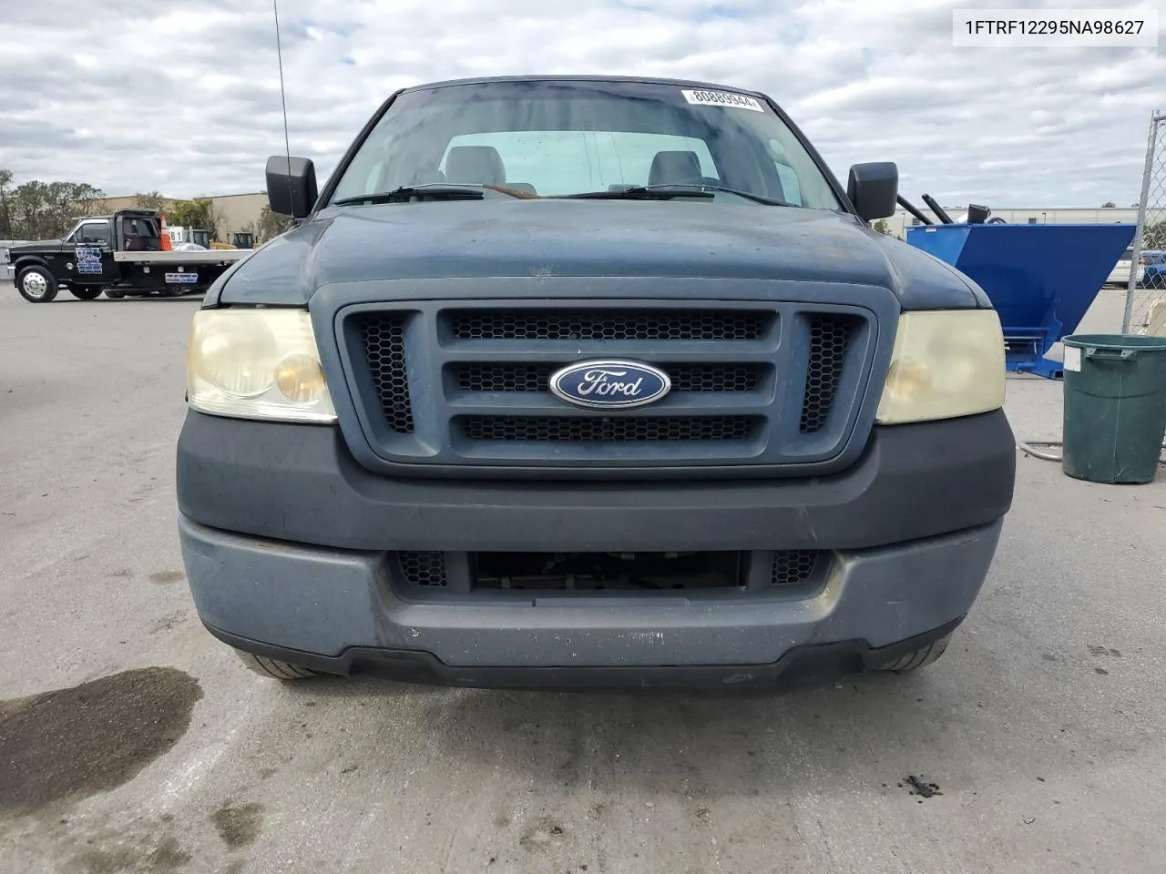 2005 Ford F150 VIN: 1FTRF12295NA98627 Lot: 80889944