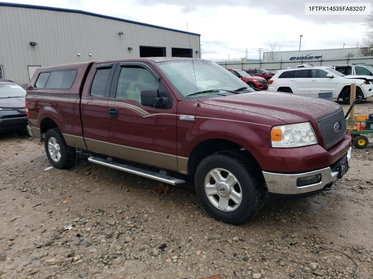 2005 Ford F150 VIN: 1FTPX14535FA83207 Lot: 81041534