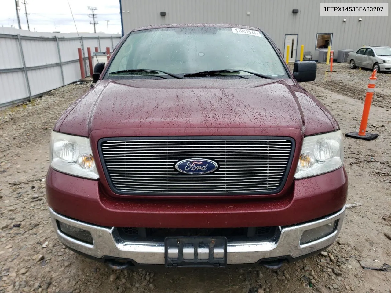 2005 Ford F150 VIN: 1FTPX14535FA83207 Lot: 81041534