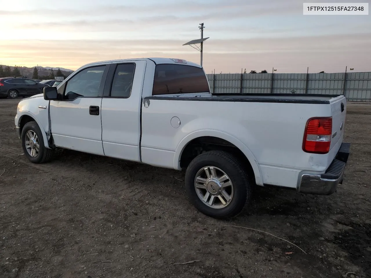 2005 Ford F150 VIN: 1FTPX12515FA27348 Lot: 81168604