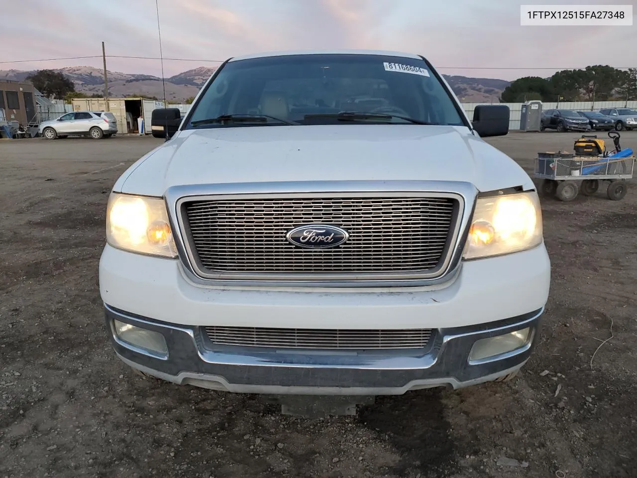 2005 Ford F150 VIN: 1FTPX12515FA27348 Lot: 81168604