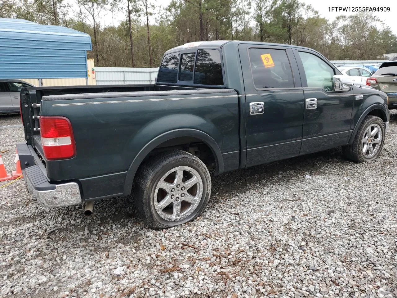 2005 Ford F150 Supercrew VIN: 1FTPW12555FA94909 Lot: 81740254