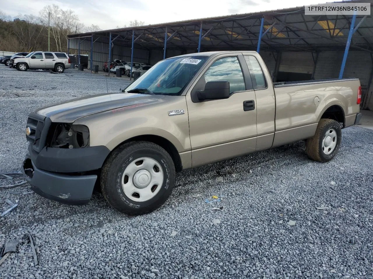 2006 Ford F150 VIN: 1FTRF12W36NB45106 Lot: 37319304