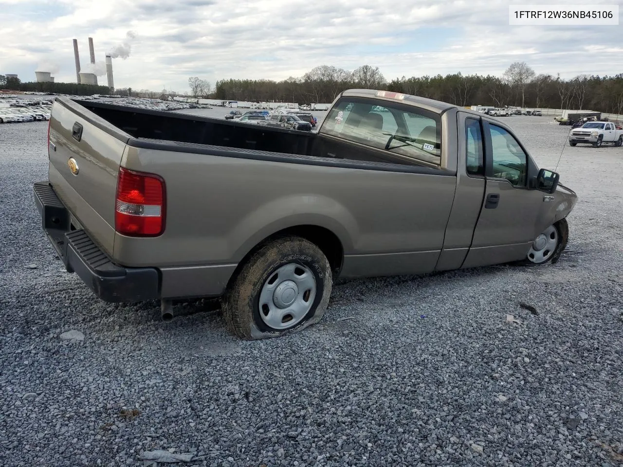 2006 Ford F150 VIN: 1FTRF12W36NB45106 Lot: 37319304