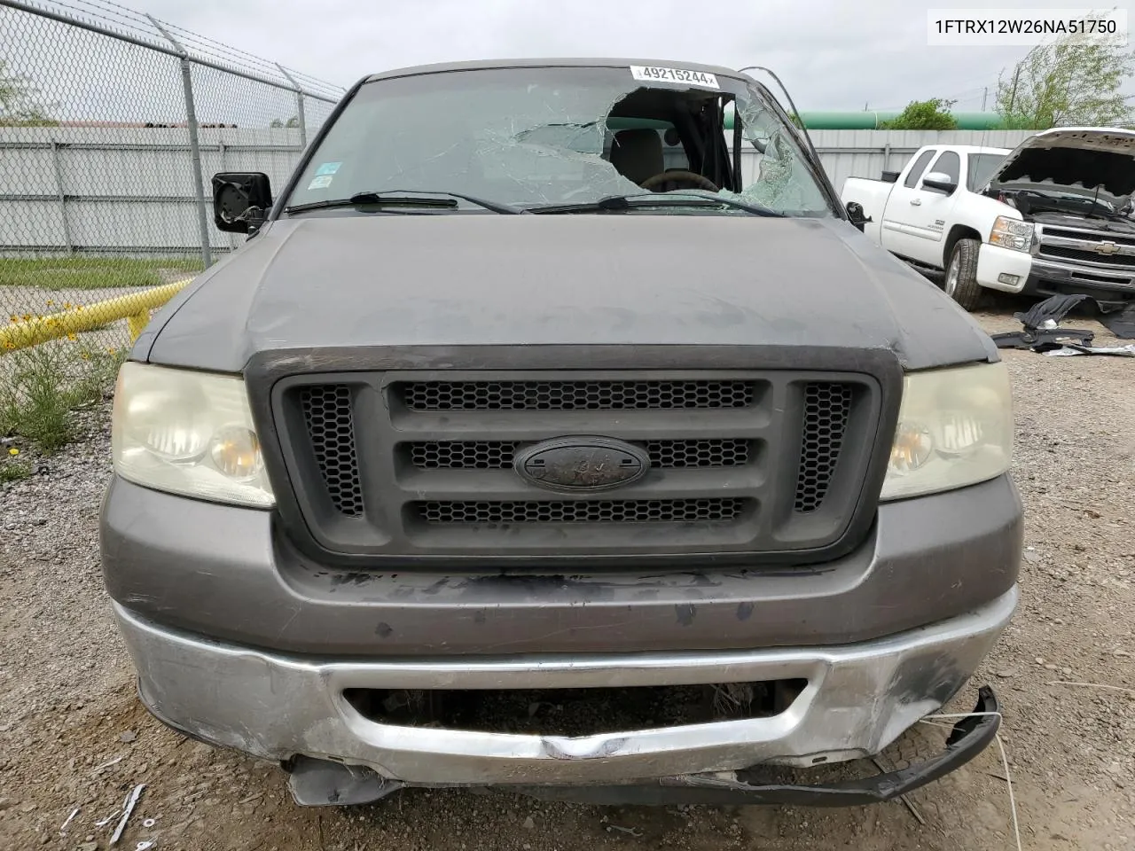 2006 Ford F150 VIN: 1FTRX12W26NA51750 Lot: 49215244