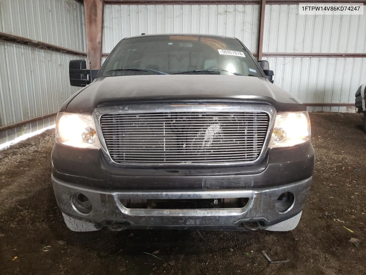 2006 Ford F150 Supercrew VIN: 1FTPW14V86KD74247 Lot: 50957074