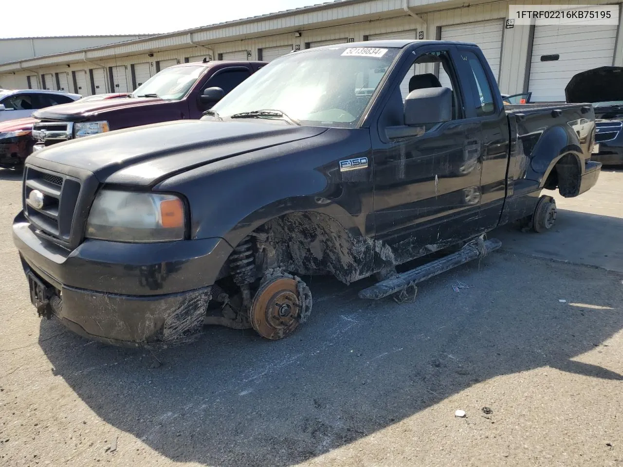 2006 Ford F150 VIN: 1FTRF02216KB75195 Lot: 52139834