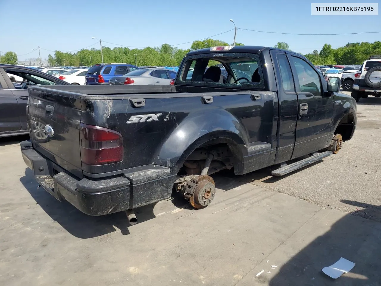 2006 Ford F150 VIN: 1FTRF02216KB75195 Lot: 52139834