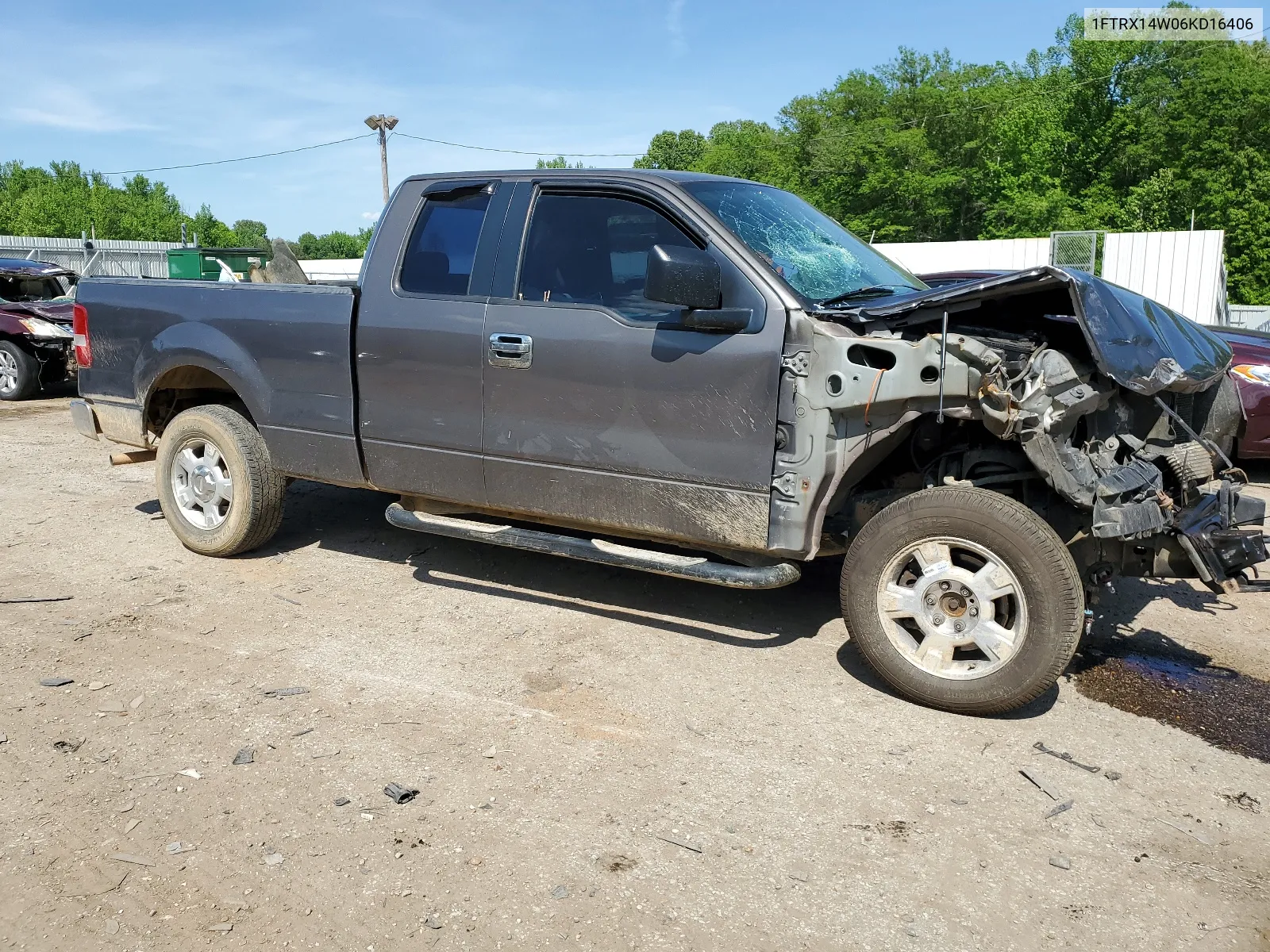 2006 Ford F150 VIN: 1FTRX14W06KD16406 Lot: 53318044