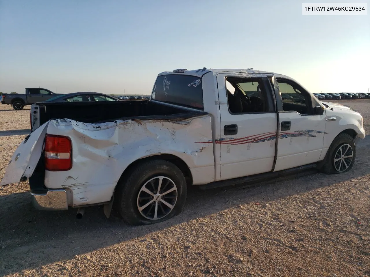 2006 Ford F150 Supercrew VIN: 1FTRW12W46KC29534 Lot: 58153634