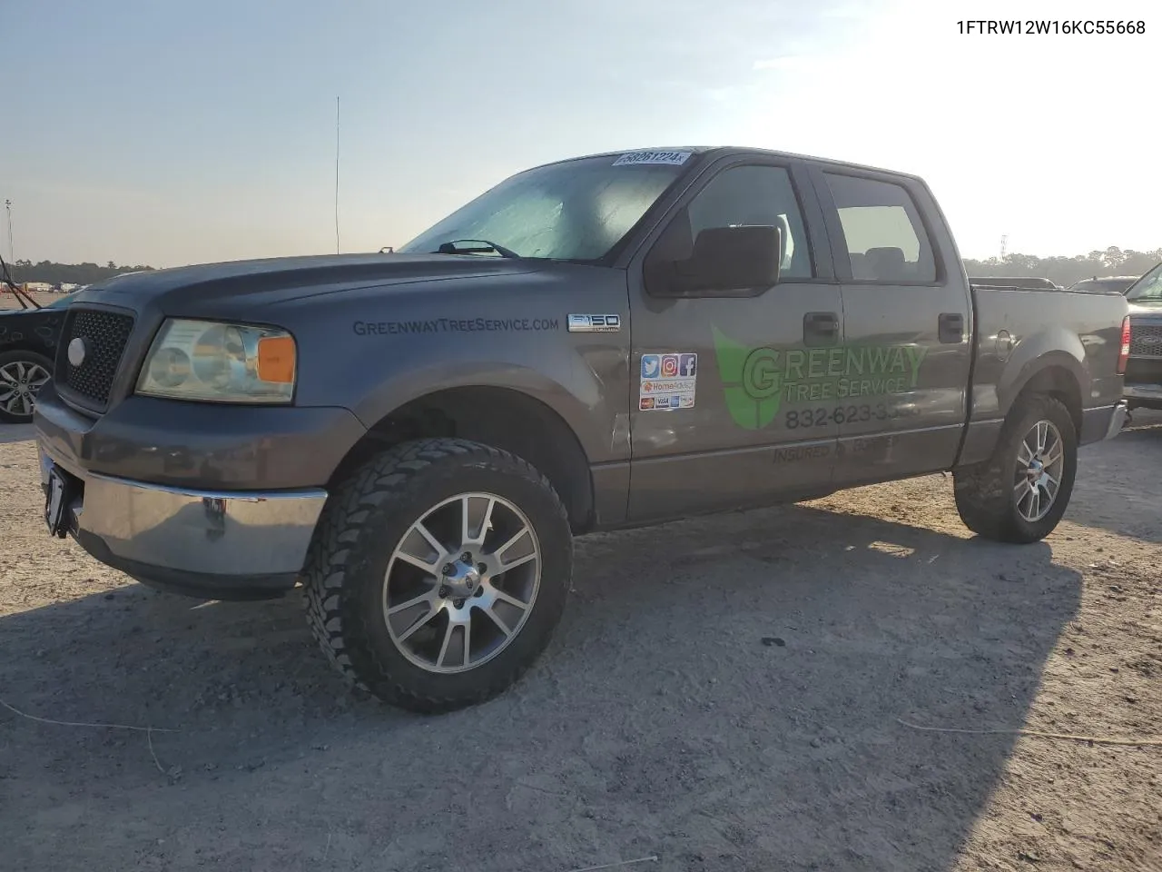 2006 Ford F150 Supercrew VIN: 1FTRW12W16KC55668 Lot: 58261224