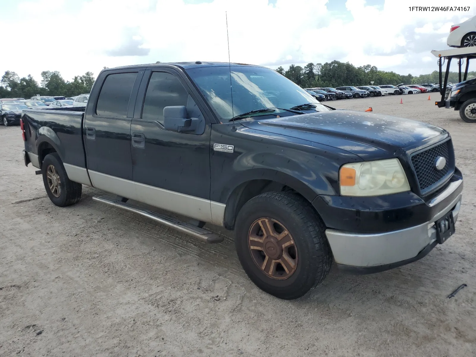 2006 Ford F150 Supercrew VIN: 1FTRW12W46FA74167 Lot: 59854484