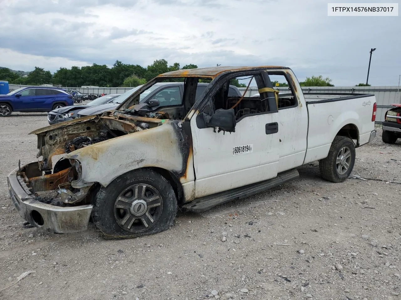 2006 Ford F150 VIN: 1FTPX14576NB37017 Lot: 60618194