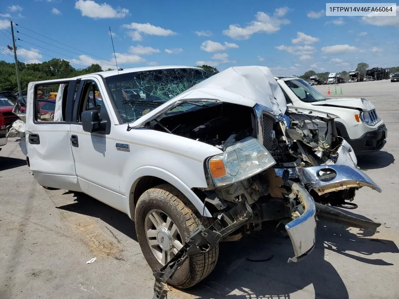 2006 Ford F150 Supercrew VIN: 1FTPW14V46FA66064 Lot: 61889214