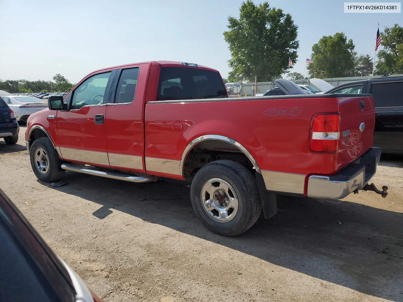 2006 Ford F150 VIN: 1FTPX14V26KD14381 Lot: 62095154