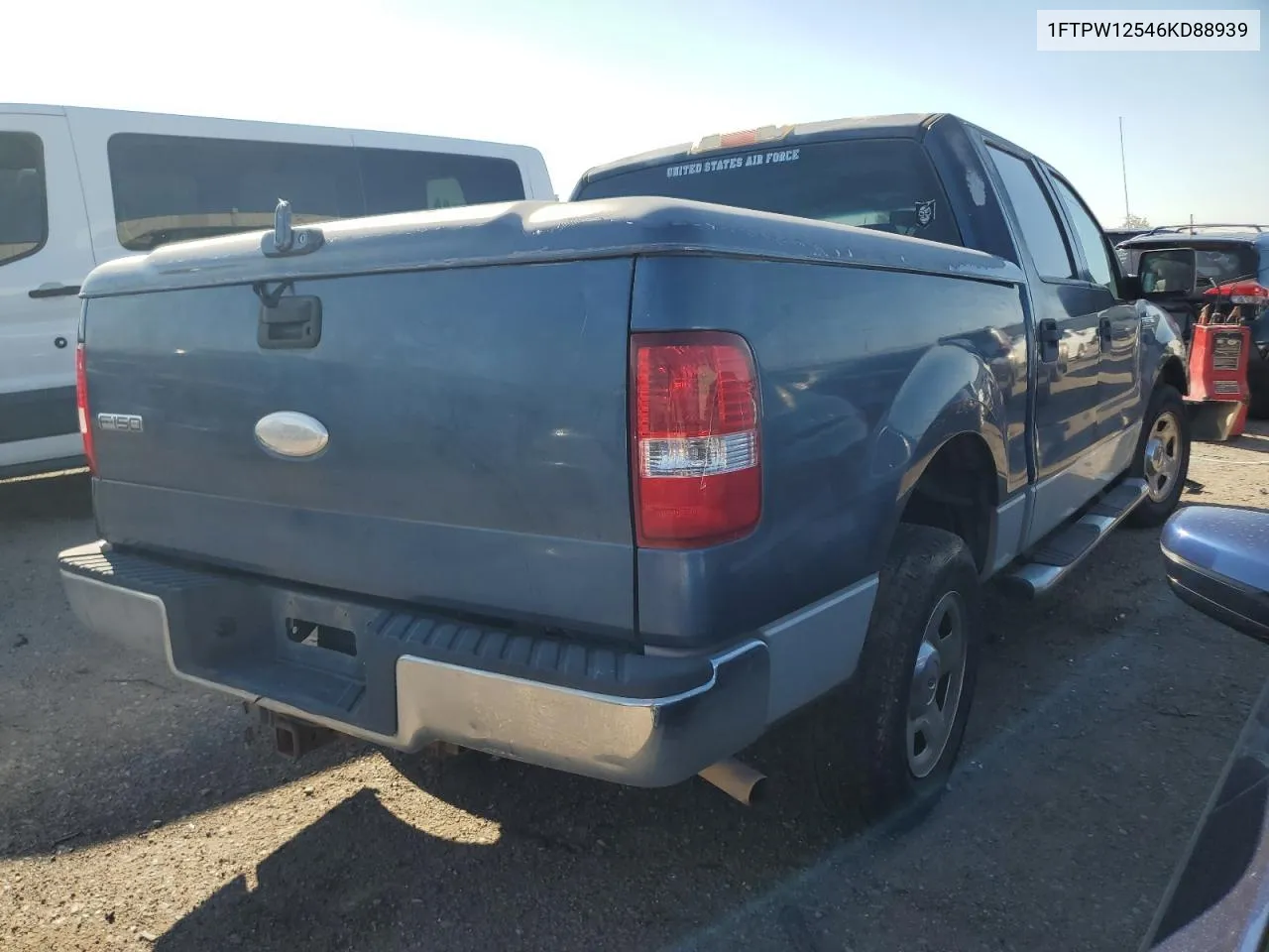 2006 Ford F150 Supercrew VIN: 1FTPW12546KD88939 Lot: 62128104