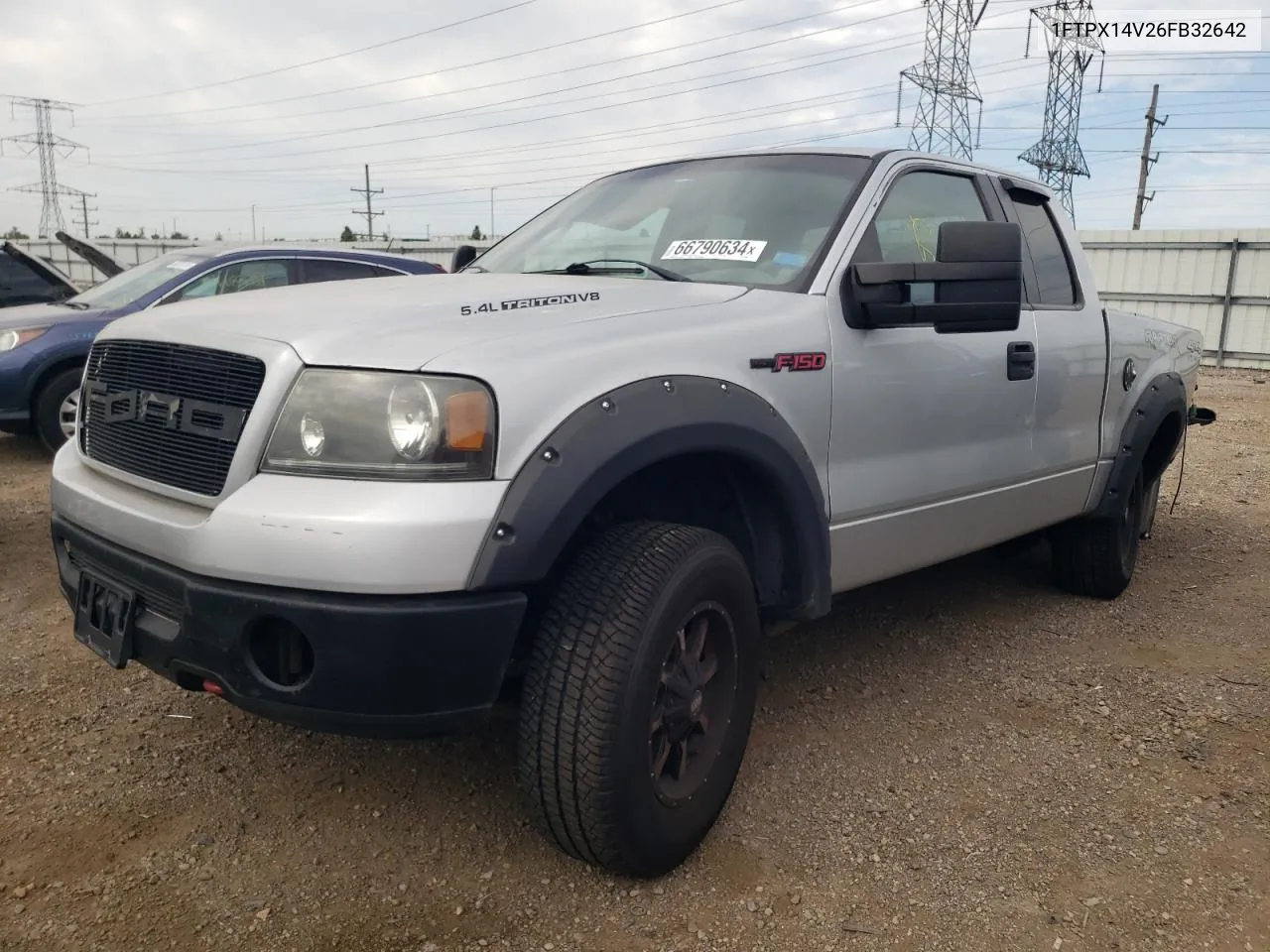 2006 Ford F150 VIN: 1FTPX14V26FB32642 Lot: 66790634