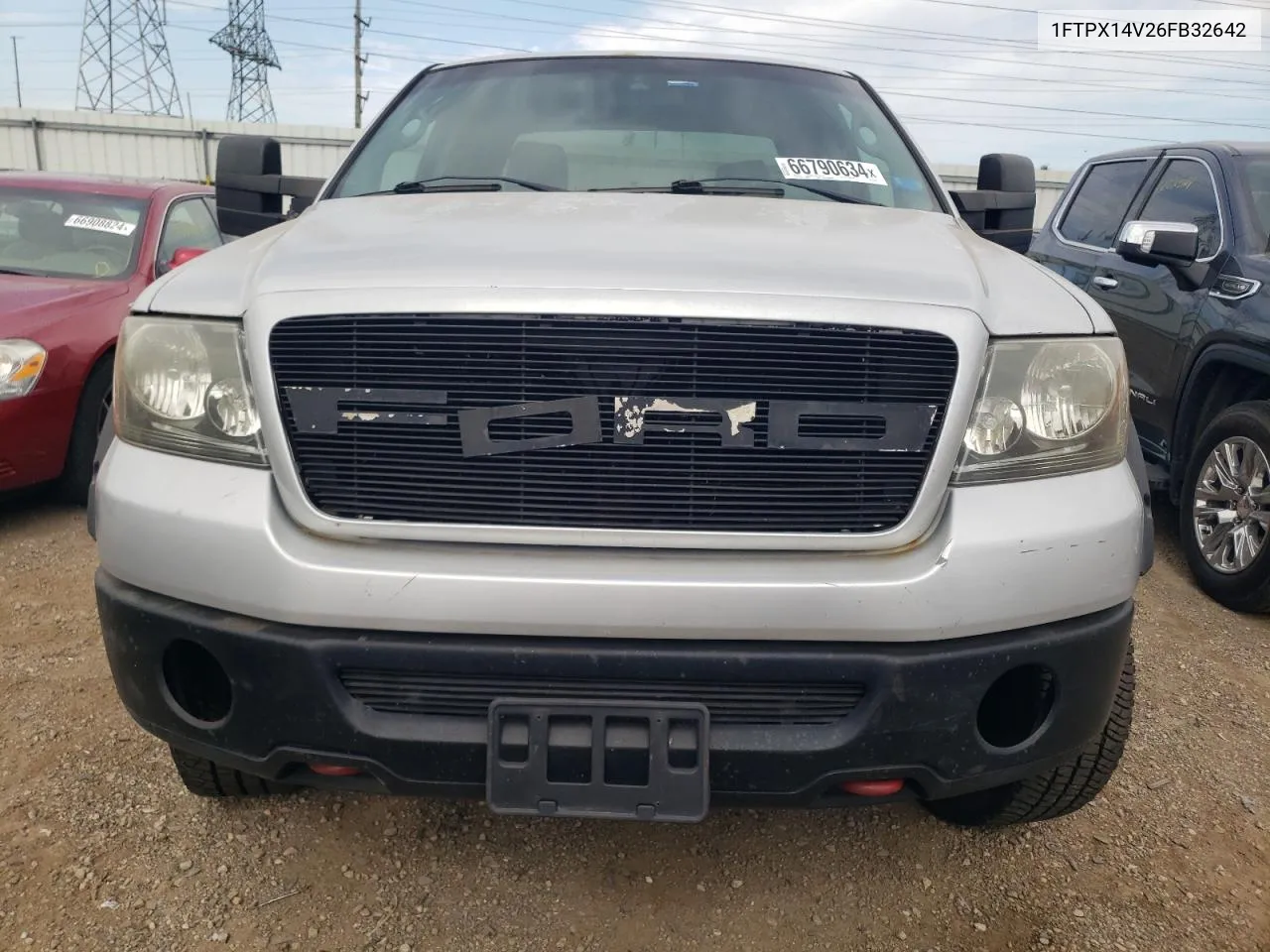 2006 Ford F150 VIN: 1FTPX14V26FB32642 Lot: 66790634