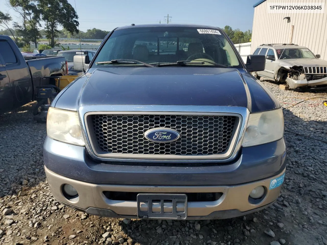 2006 Ford F150 Supercrew VIN: 1FTPW12V06KD38345 Lot: 66861434