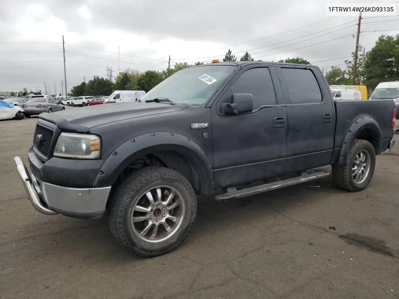 1FTRW14W26KD93135 2006 Ford F150 Supercrew