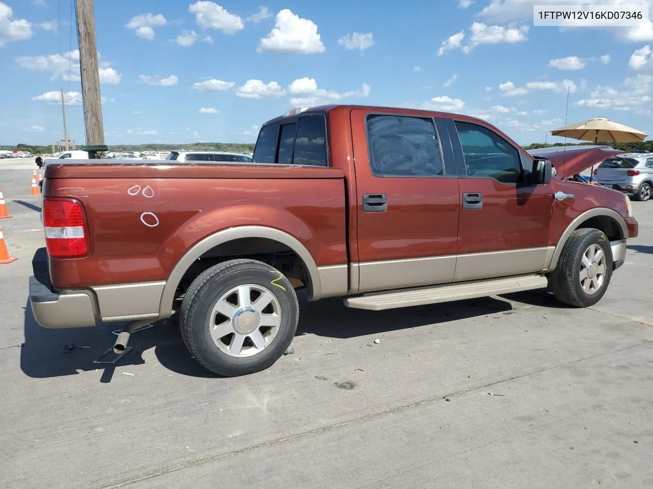 2006 Ford F150 Supercrew VIN: 1FTPW12V16KD07346 Lot: 67606774