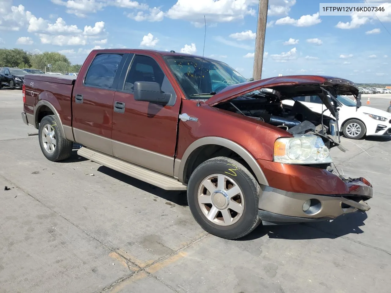 2006 Ford F150 Supercrew VIN: 1FTPW12V16KD07346 Lot: 67606774