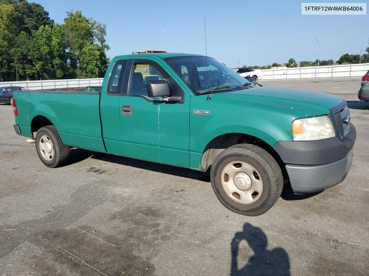 2006 Ford F150 VIN: 1FTRF12W46KB64006 Lot: 68992204