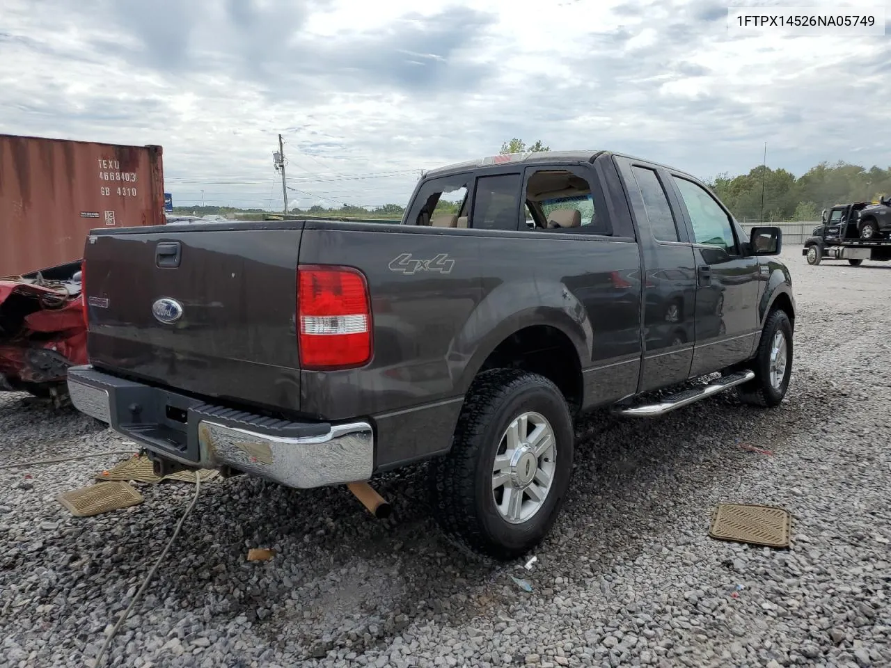 2006 Ford F150 VIN: 1FTPX14526NA05749 Lot: 69774934