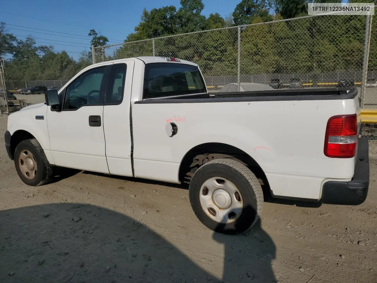 2006 Ford F150 VIN: 1FTRF12236NA13492 Lot: 70173994