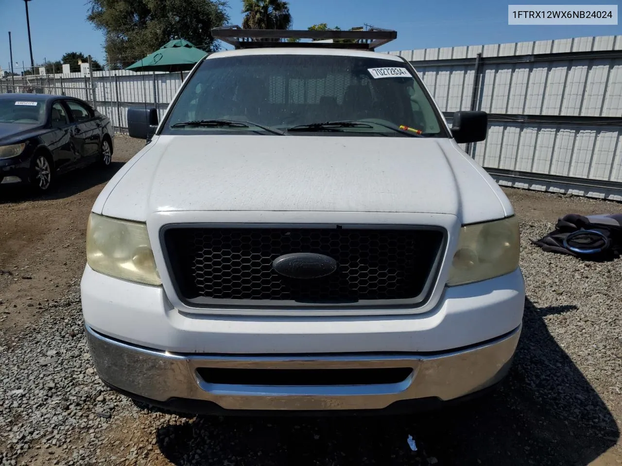 2006 Ford F150 VIN: 1FTRX12WX6NB24024 Lot: 70272834